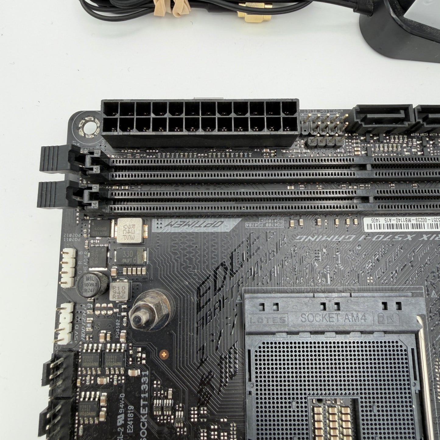 ASUS ROG Strix X570-I Gaming AM4 AMD Motherboard with WiFi for Parts or Repair