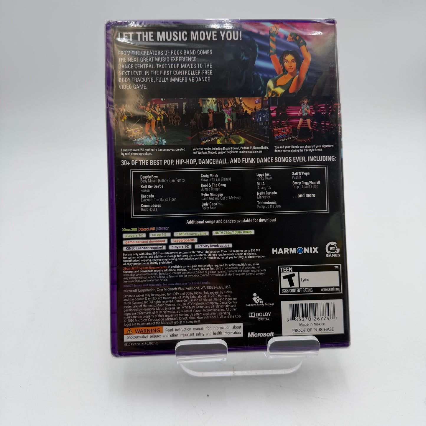 Xbox 360 Dance Central Video Game New In Box