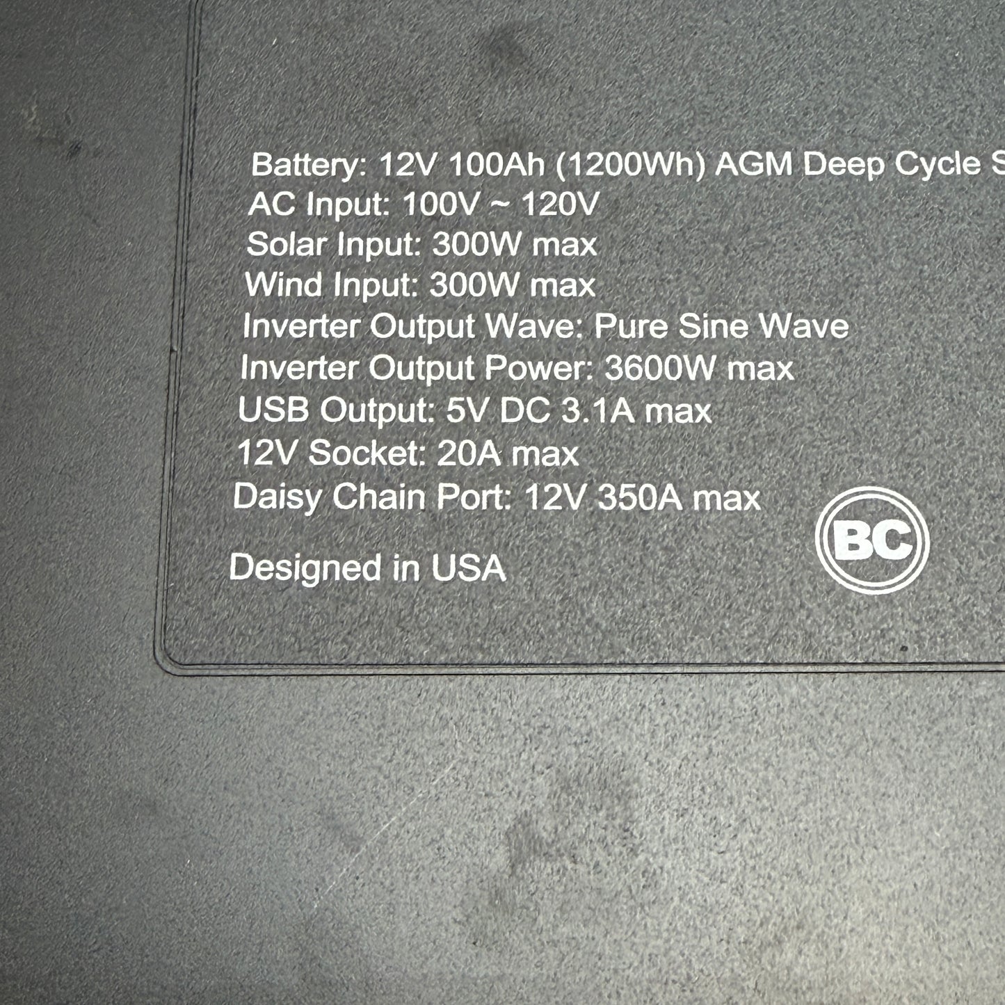 Natures Generator Elite Power Supply Green Used