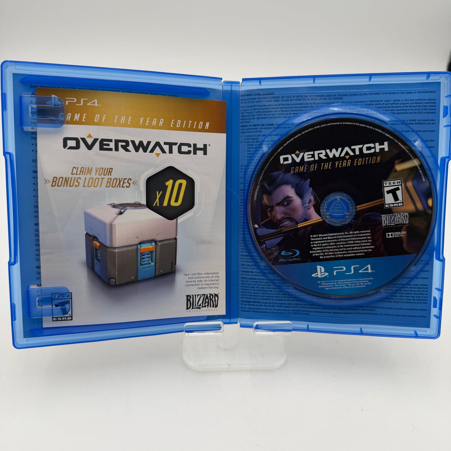 Playstation 4 Overwatch Game of the Year Edition Used with Box