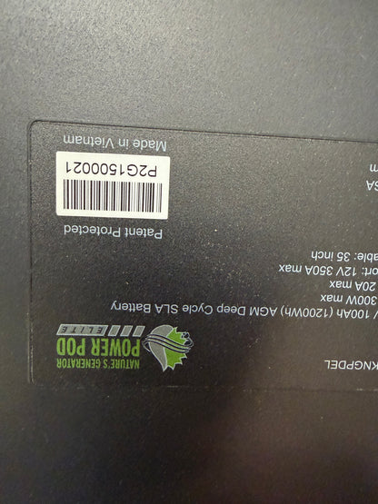 Natures Generator Power Pod Elite Green Used Condition