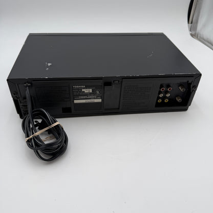 Vintage Toshiba 4 Head VCR VHS Player W-528 Black TESTED