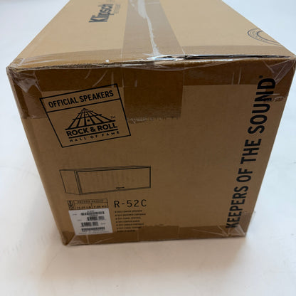 Klipsch Reference R-52C Two-Way Center Channel Speaker Black New In Box