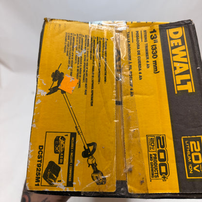 DEWALT DCST925M1R 20V MAX Li-Ion String Trimmer Kit Yellow New In Box