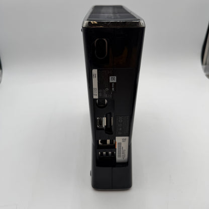 Microsoft Xbox 360 S 1439 2010 Black Console With Controller and Cables