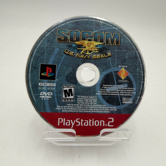 Playstation 2 SOCOM II US Navy Seals Video Game Disc Only