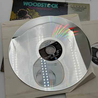 Woodstock Double Disc Laserdisc - Silver - Used A Condition
