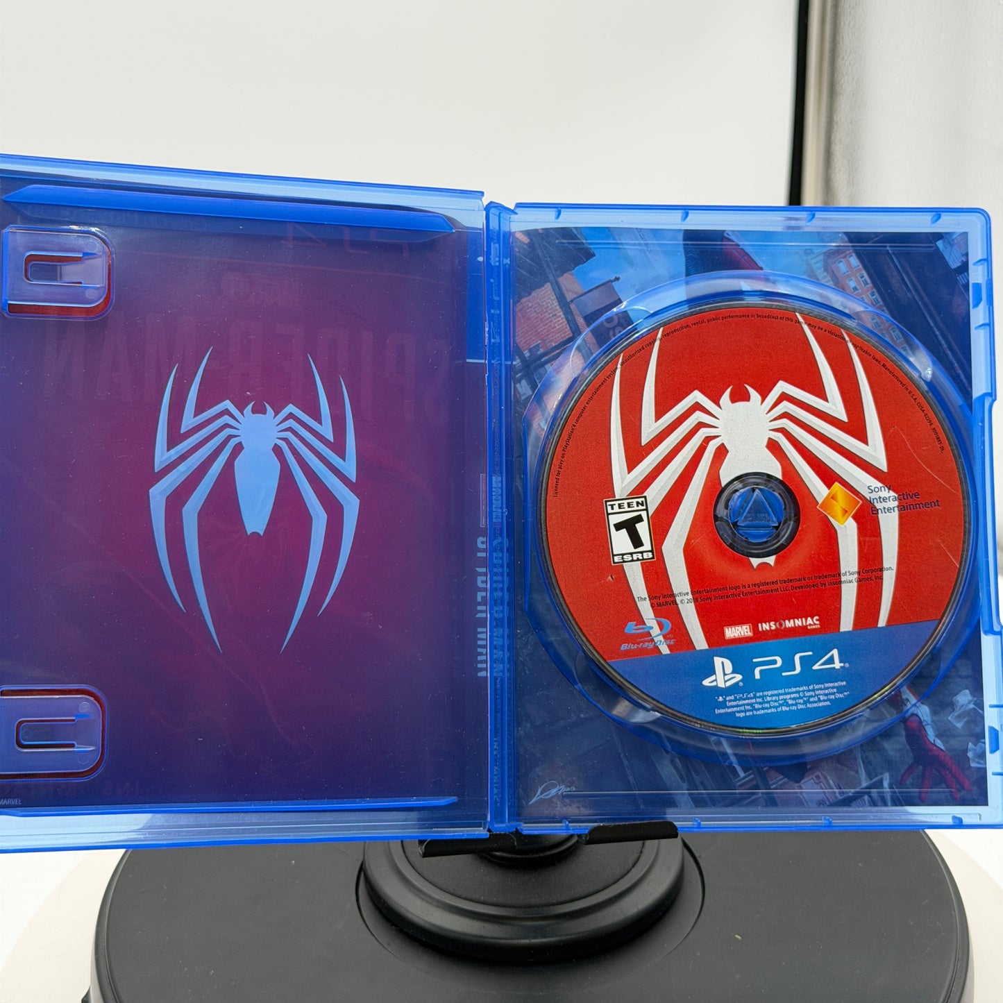 Marvel Spider-Man PlayStation 4 Video Game Used with Box PS4