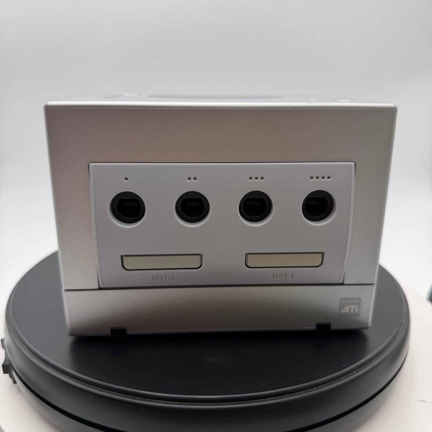 Nintendo GameCube DOL-001 Silver Console (2001) with 2 Controllers and Power Cable