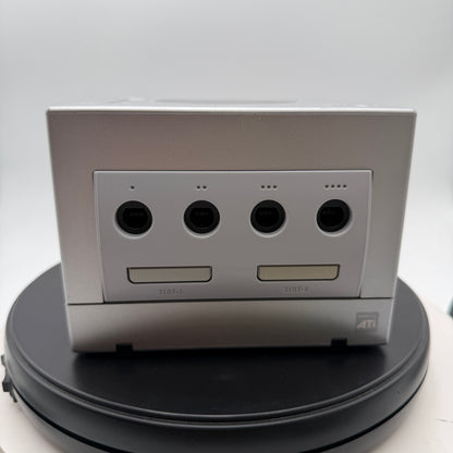 Nintendo GameCube DOL-001 Silver Console (2001) with 2 Controllers and Power Cable