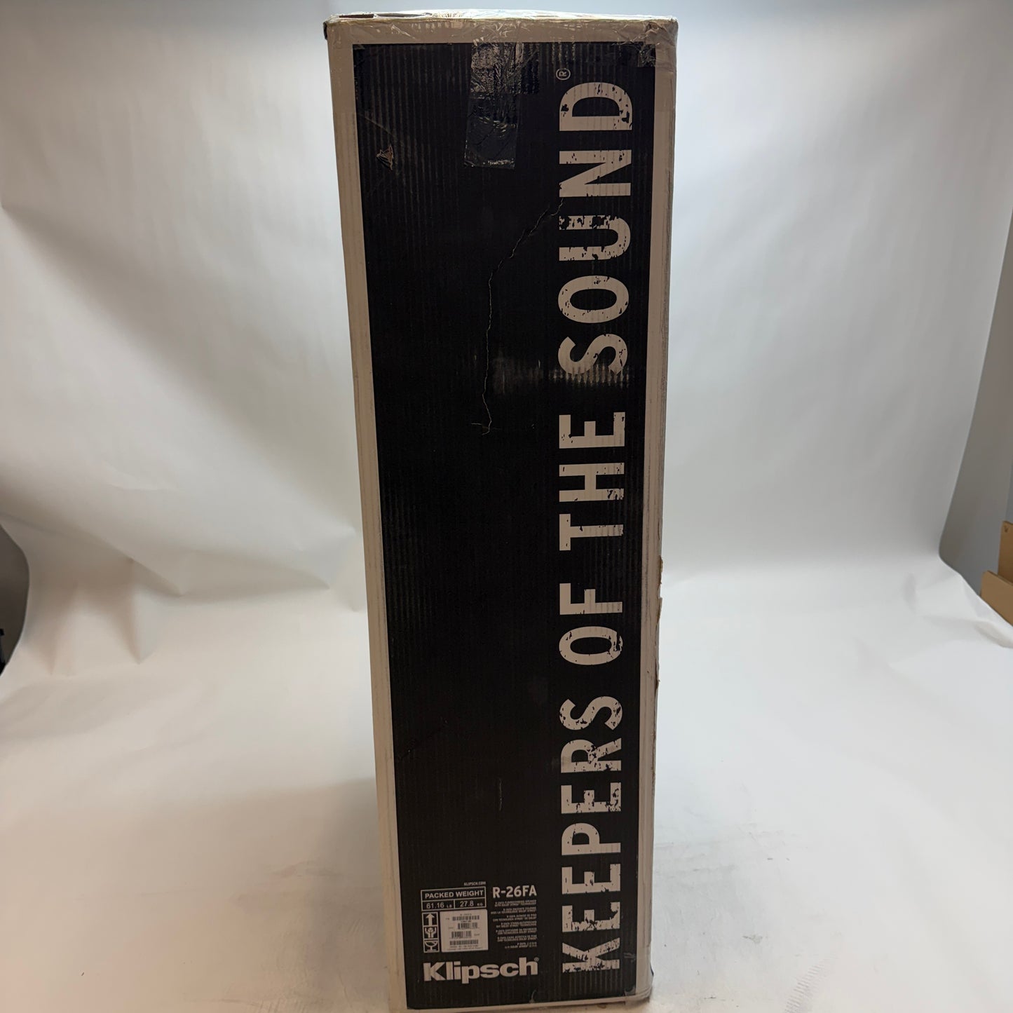 Klipsch R-26FA Floor Standing Speaker Black Used With Box READ