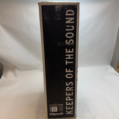 Klipsch R-26FA Floor Standing Speaker Black Used With Box READ
