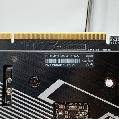 Asus GeForce RTX 3060 OC 12GB GDDR6 Graphics Card - Black