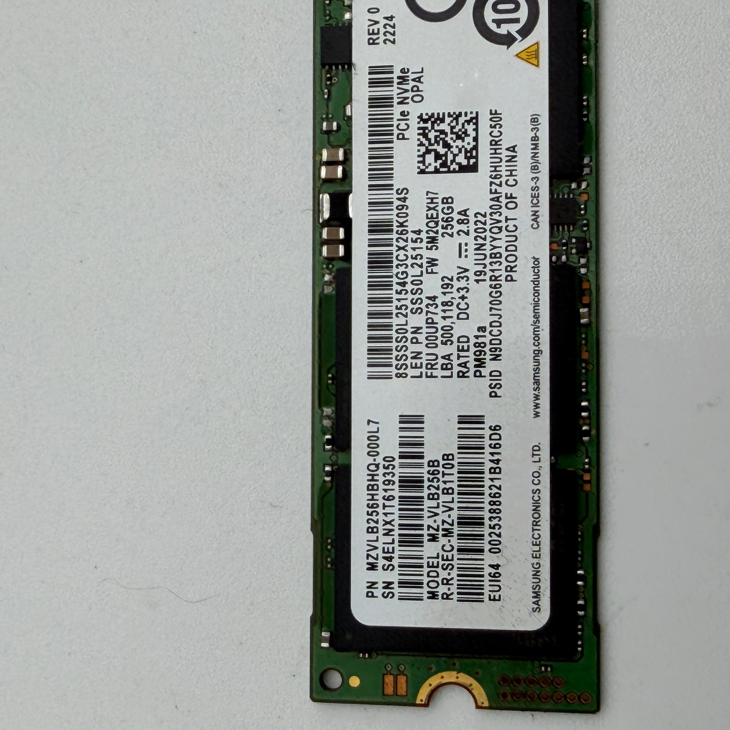 Samsung MZ-VLB256B 256GB SSD