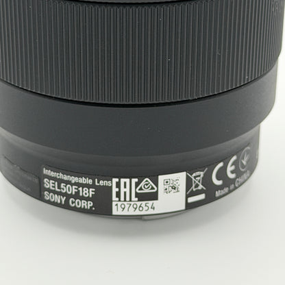 Sony FE 50mm f/1.8 E-Mount Full-Frame Standard Prime Lens SEL50F18F READ