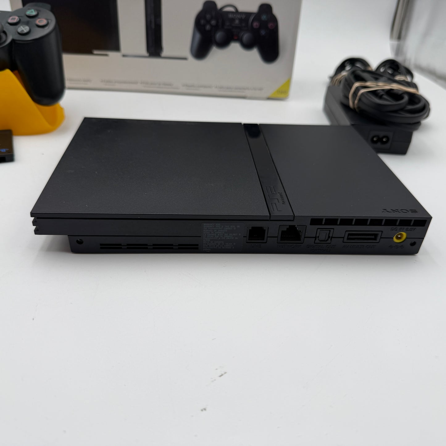 Sony Playstation 2 Slim SPCH-70012 Console Black with Box and Controller