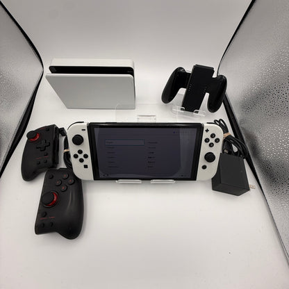Nintendo Switch OLED (HEG-001) White 32GB w Extras