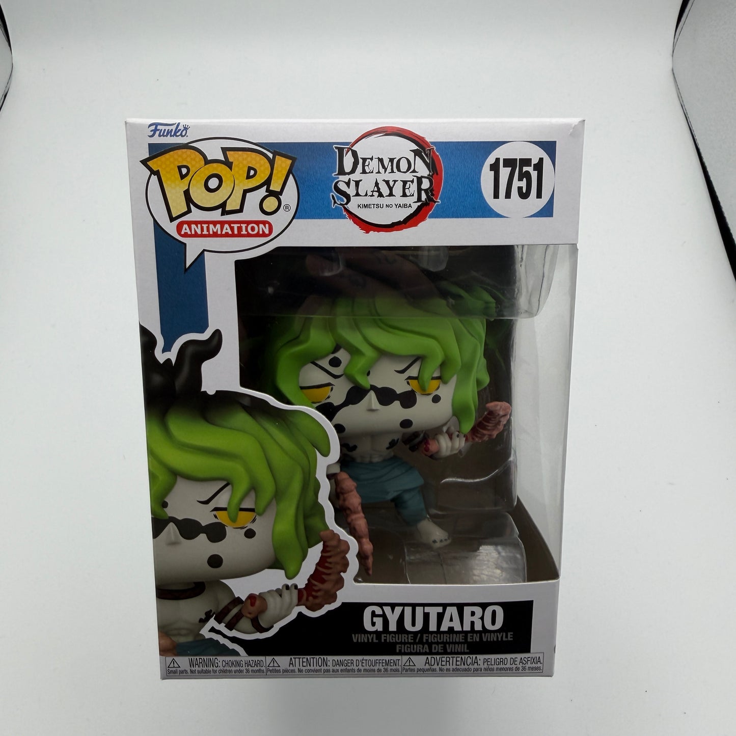 Funko Pop! Anime Demon Slayer Gyutaro Vinyl Figure Collectible 1751 NIB