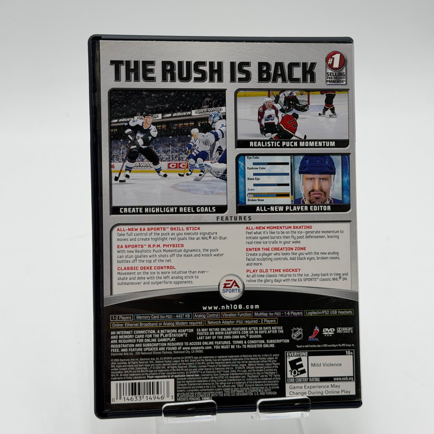 PlayStation 2 NHL 06 Video Game with Box and Manual (Used)
