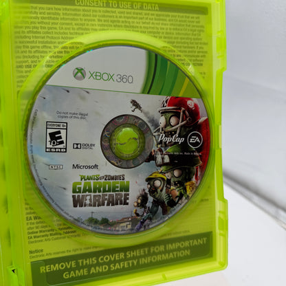 Plants vs. Zombies: Garden Warfare Xbox 360 Video Game Used With Box