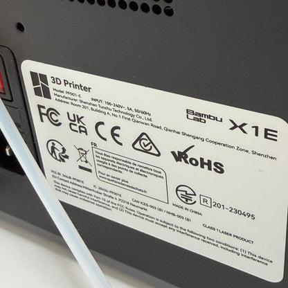 Bambu Lab X1E 3D Printer READ