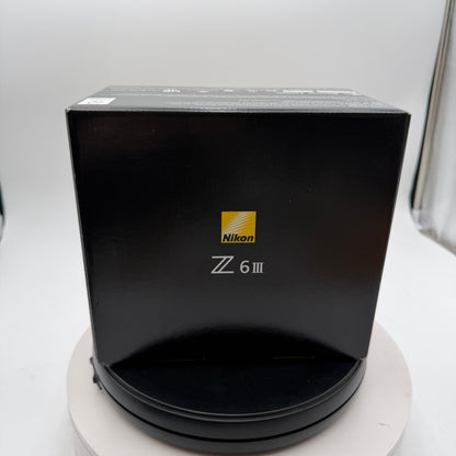 Nikon Z6 III 24.5MP Full Frame Mirrorless Camera 2576 Shutter Count MINT