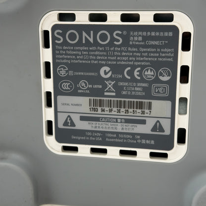 SONOS Connect Gen1 (S1) Digital Media Streamer