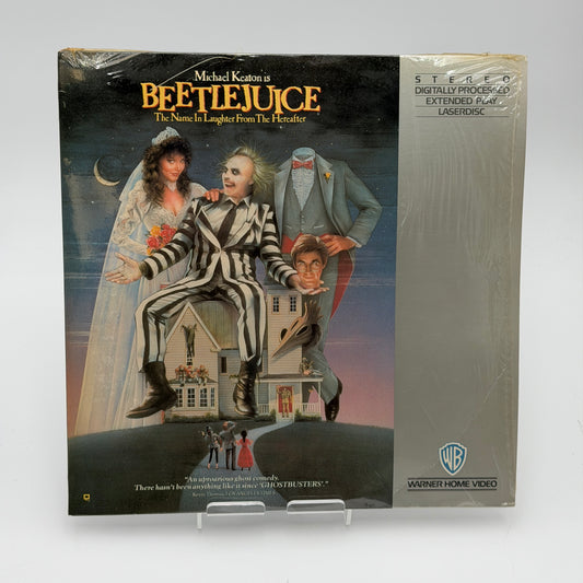 BeetleJuice Laserdisc DVD Disc Silver Used
