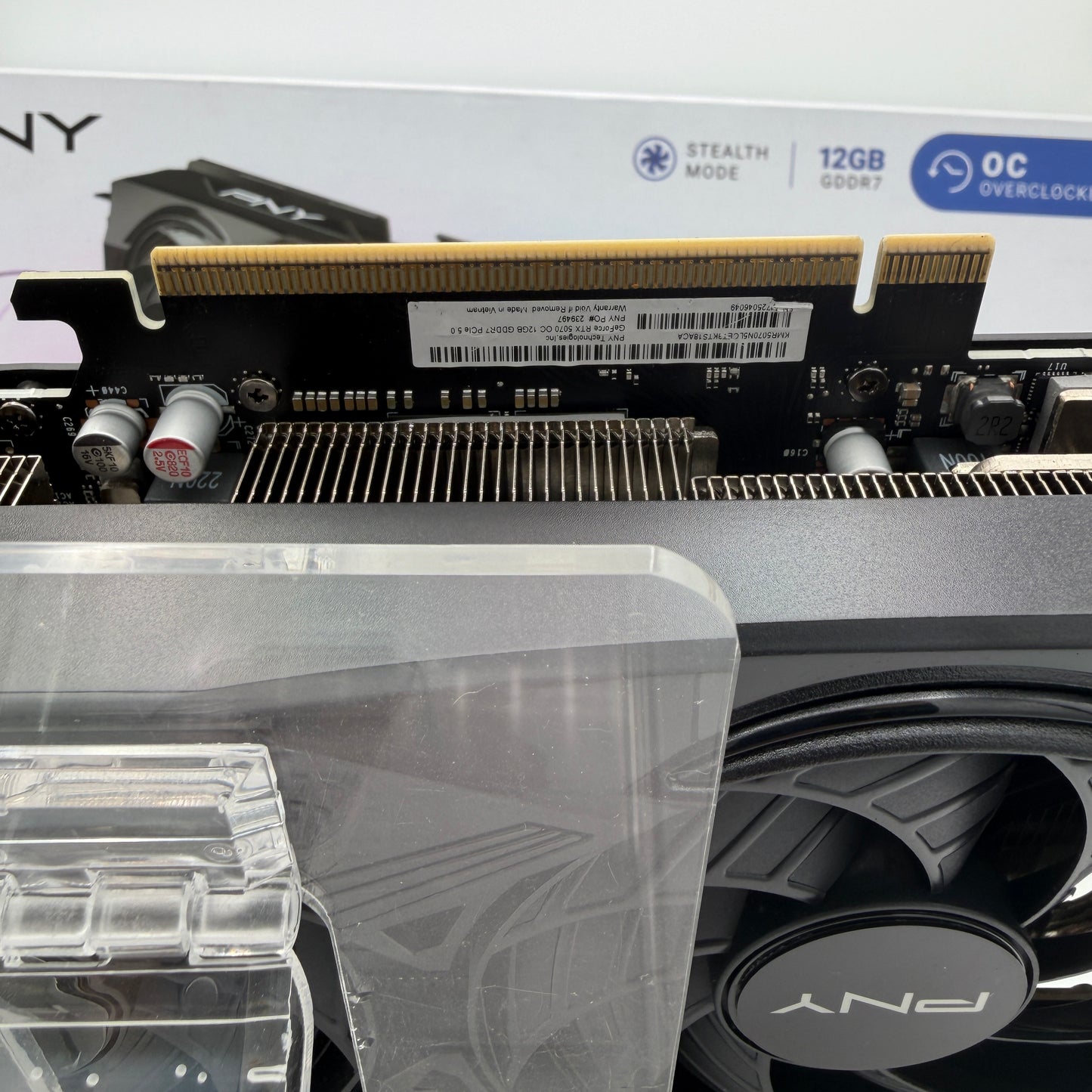 PNY GeForce RTX 5070 12GB Graphics Card Black