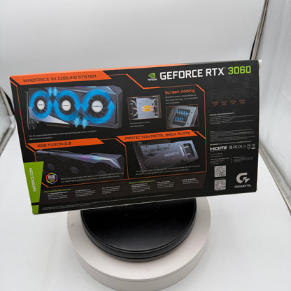 Gigabyte GeForce RTX 3060 12GB GDDR6 Graphics Card Black w/ Box