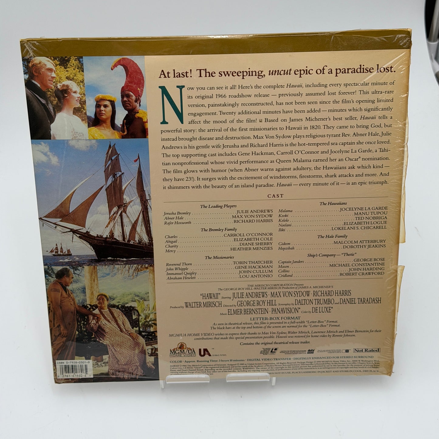 Hawaii Deluxe Letterbox Edition Laserdisc New Factory Sealed