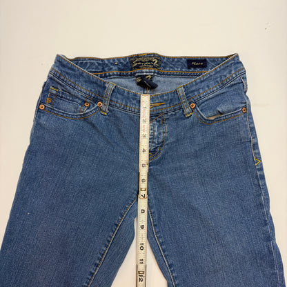 Seven 7 Bootcut Denim Jeans Regular Size 26 RN 109890 Blue Used