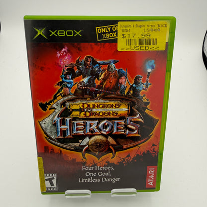 Xbox Dungeons & Dragons Heroes CIB