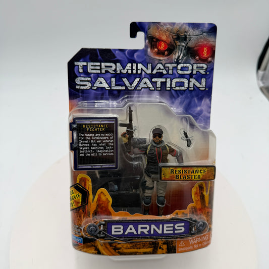 Playmates Toys Terminator Salvation Barnes Action Figure w/ Resistance Blaster New in Box