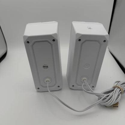 Redragon GS520W RGB Desktop 2.0 Stereo Speakers - White