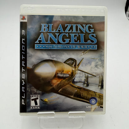Playstation 3 Blazing Angels Squadrons of WWII with Box Used