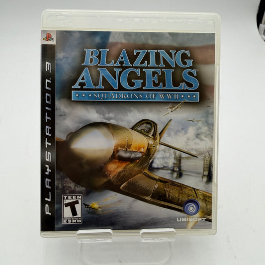 Playstation 3 Blazing Angels Squadrons of WWII with Box Used