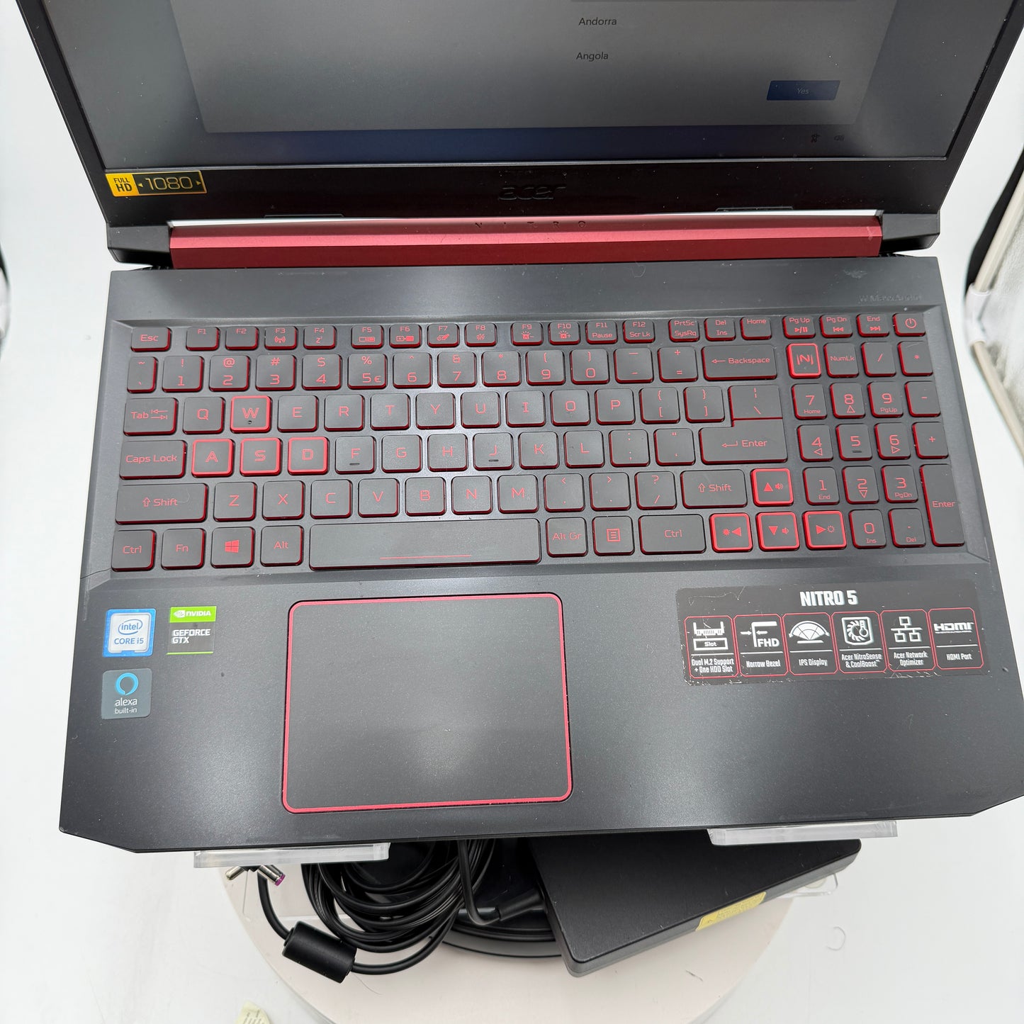 Acer Nitro 5 (AN515-54) 15" Laptop Core i5 8GB RAM 256GB GTX 1650