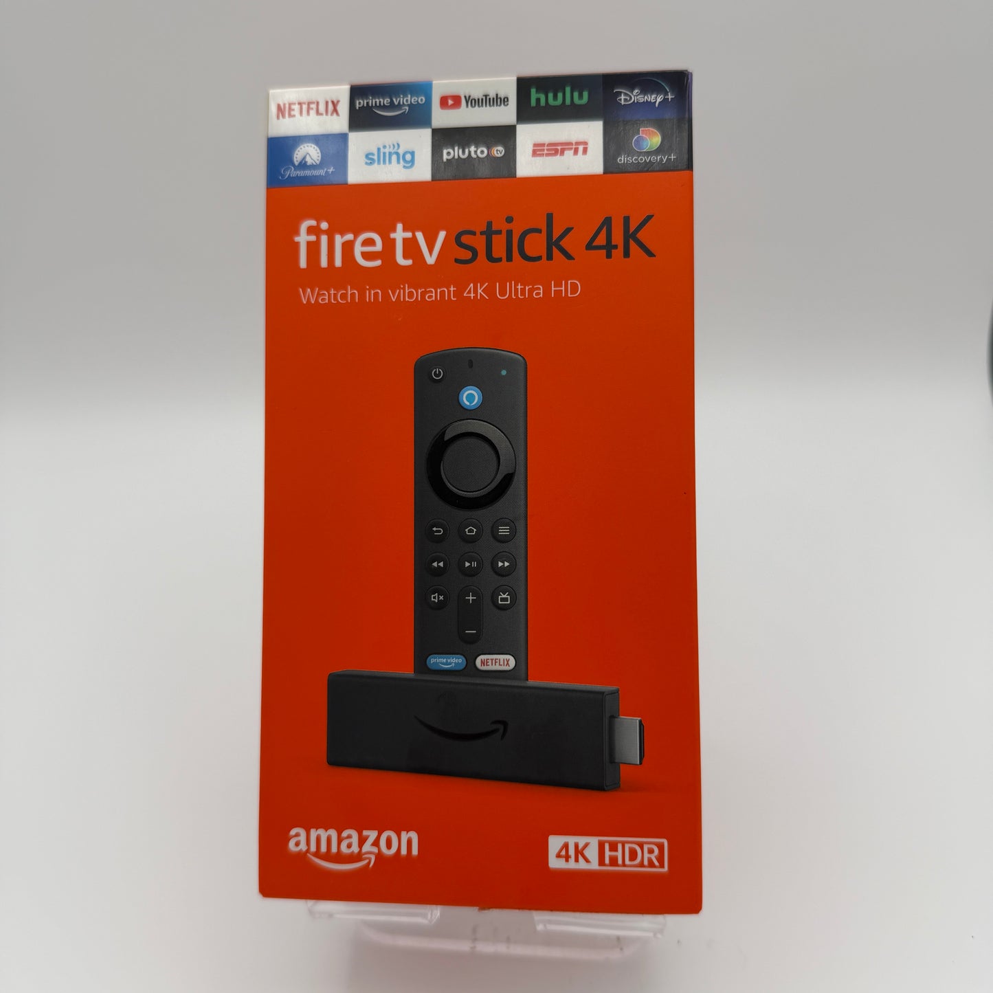 Amazon Fire Stick 4k Media Streamer Black New In Box