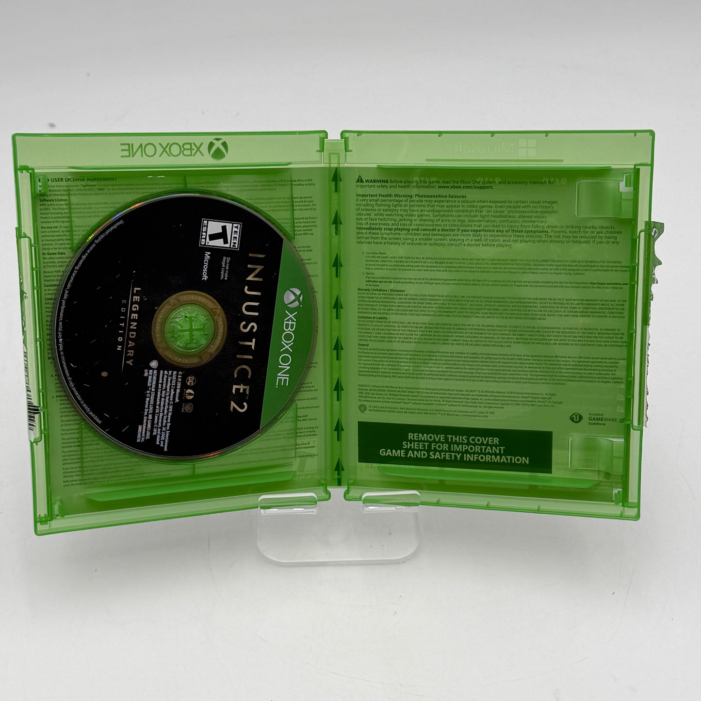 Xbox One Injustice 2 Legendary Edition Video Game with Box and Inserts