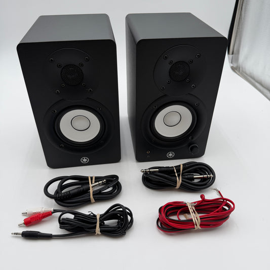 Yamaha HS3 Studio Monitor Speakers with Extras