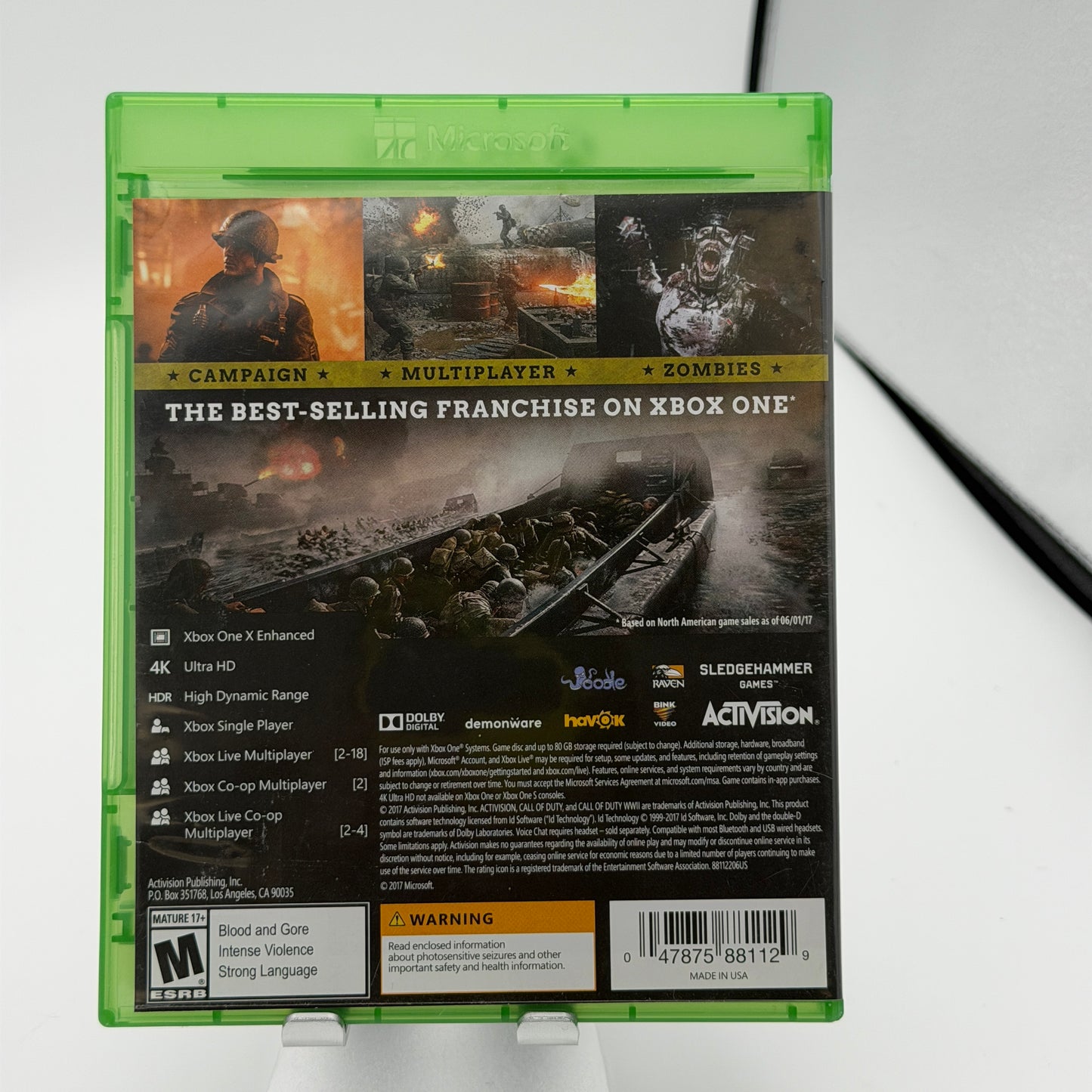 Call of Duty WWII PAL Xbox One Video Game