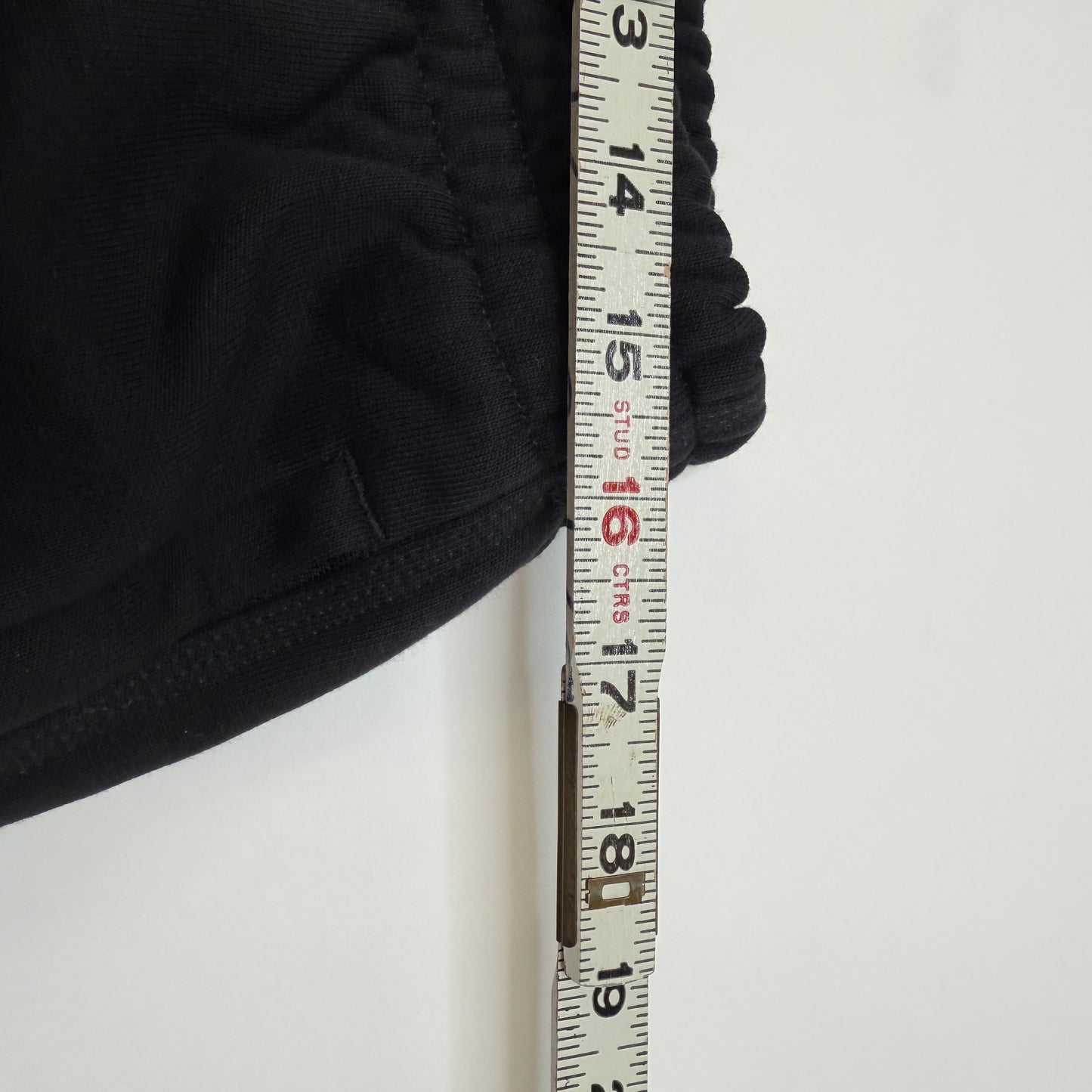 adidas Originals Men's Sweatpants Black Trefoil Logo Fleece Open Hem Size L