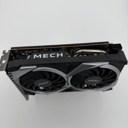 MSI Radeon RX 6500 XT Mech 2X 4G OC Graphics Card Black