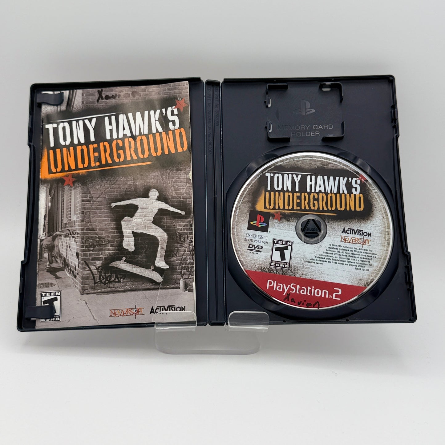 Sony PlayStation 2 Tony Hawk Underground Video Game Complete CIB PS2