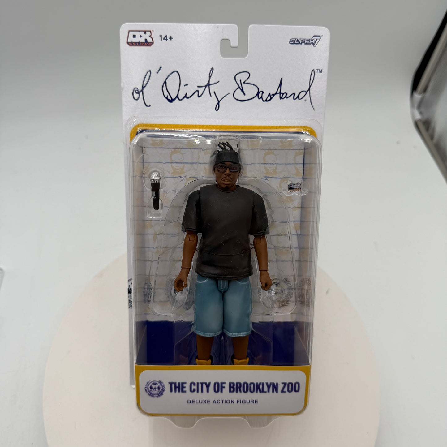 Super 7 ReAction Ol' Dirty Bastard Toy ODB Wave 2 Brooklyn Zoo New In Box