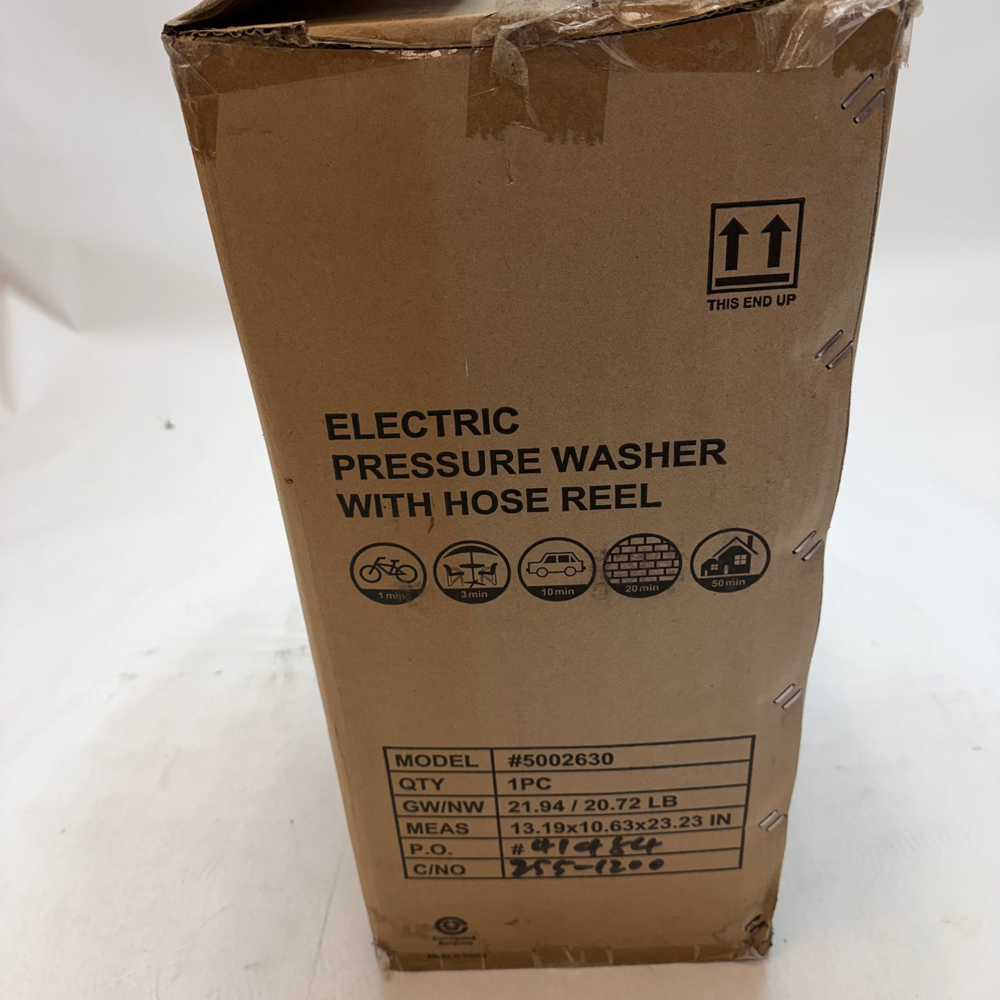 PowRyte Elite Electric Pressure Washer w Hose Reel New In Box