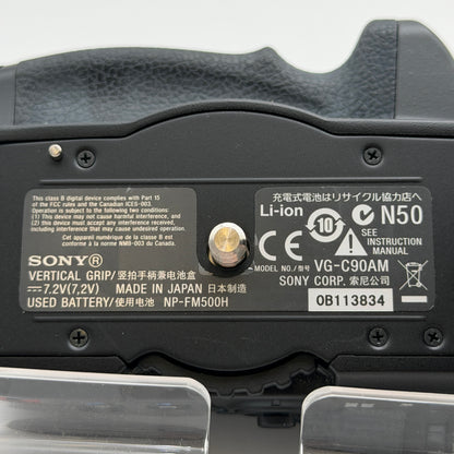 Sony VG-C90AM Vertical Battery Grip for A900 A850 Digital Cameras - NEVER USED