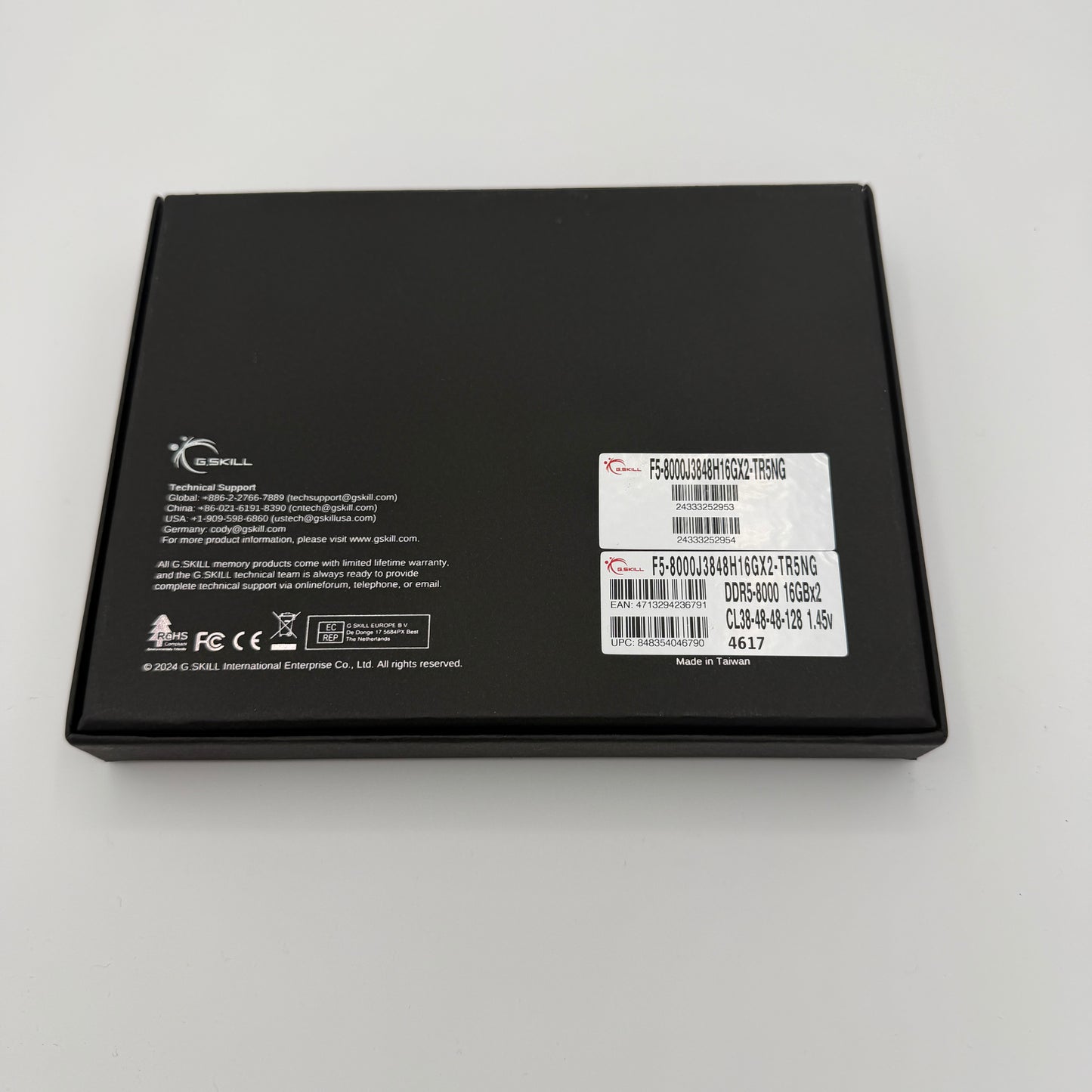 G.SKILL Trident Z5 Royal Neo Series 32GB (2 x 16GB) DDR5 8000 PC RAM - Gold, Used With Box