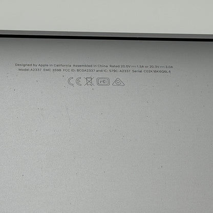 Apple MacBook Air M1 13-inch 8GB RAM 256GB Space Gray A2337 2020 Loose Hinge